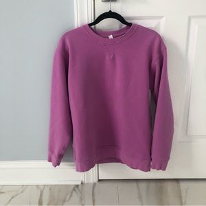 Lululemon Women’s Pink Sweatshirt Size Medium Soft and Warm. Good condition